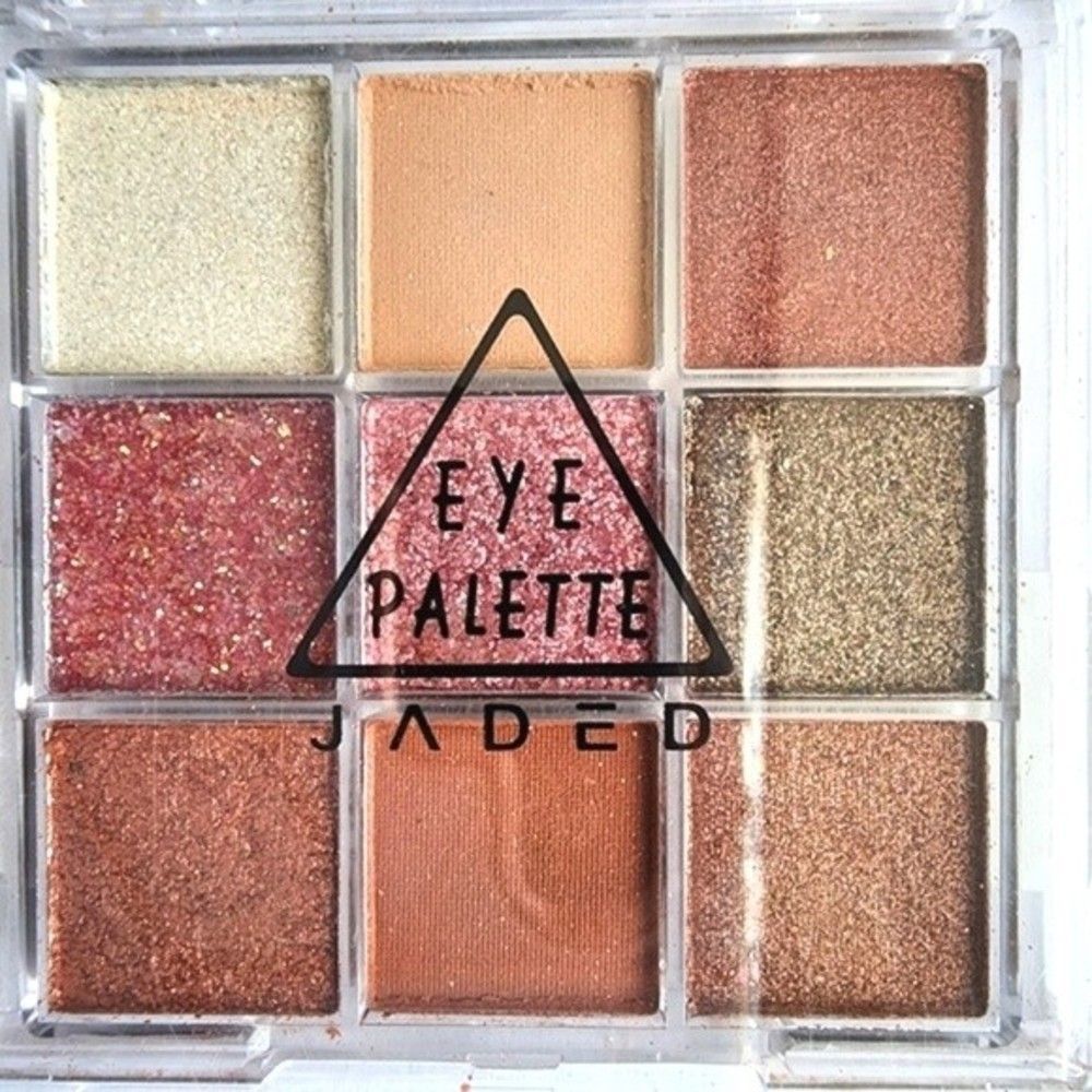 2 for $18 Jaded 9-Color Glitter and Matte Eyeshadow Palette Plum Summer